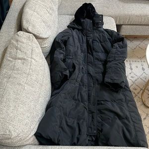 Black puffer jacket